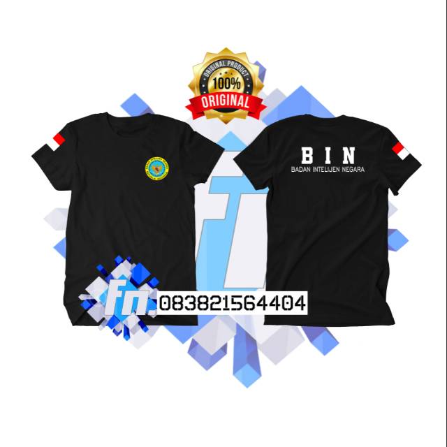 KAOS PENDEK BIN (BADAN INTELIJEN NEGARA)