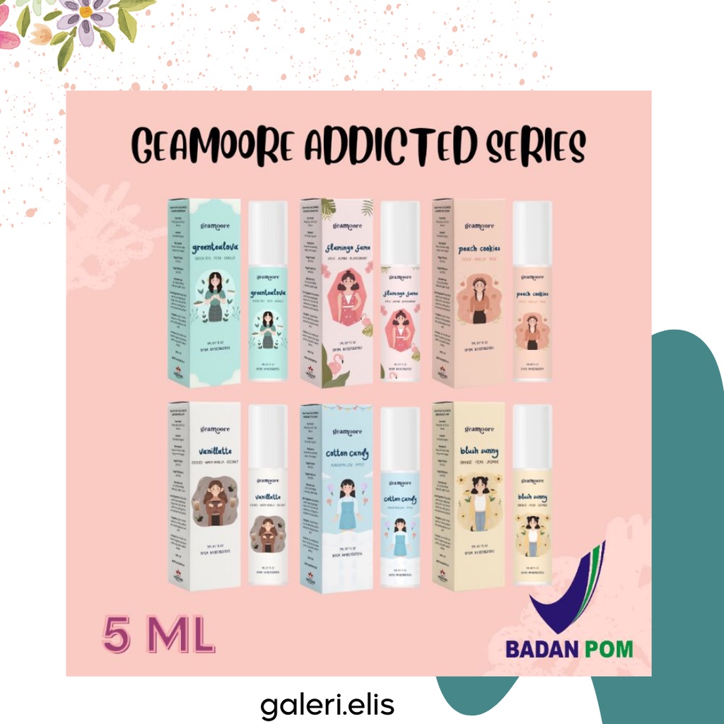 SERIES GEAMOORE PERFUME / PARFUM GEAMOORE WANGI HEMAT TERLARIS TERMURAH TAHAN LAMA 5ml