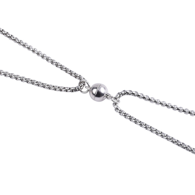 A Pair of Magnets Attracting Couple Necklaces Nightclub Bar Popular Necklace