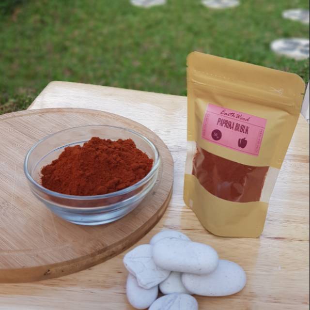 

Paprika Bubuk / Paprika Powder / Bell Pepper Powder EarthWood 50g 100g