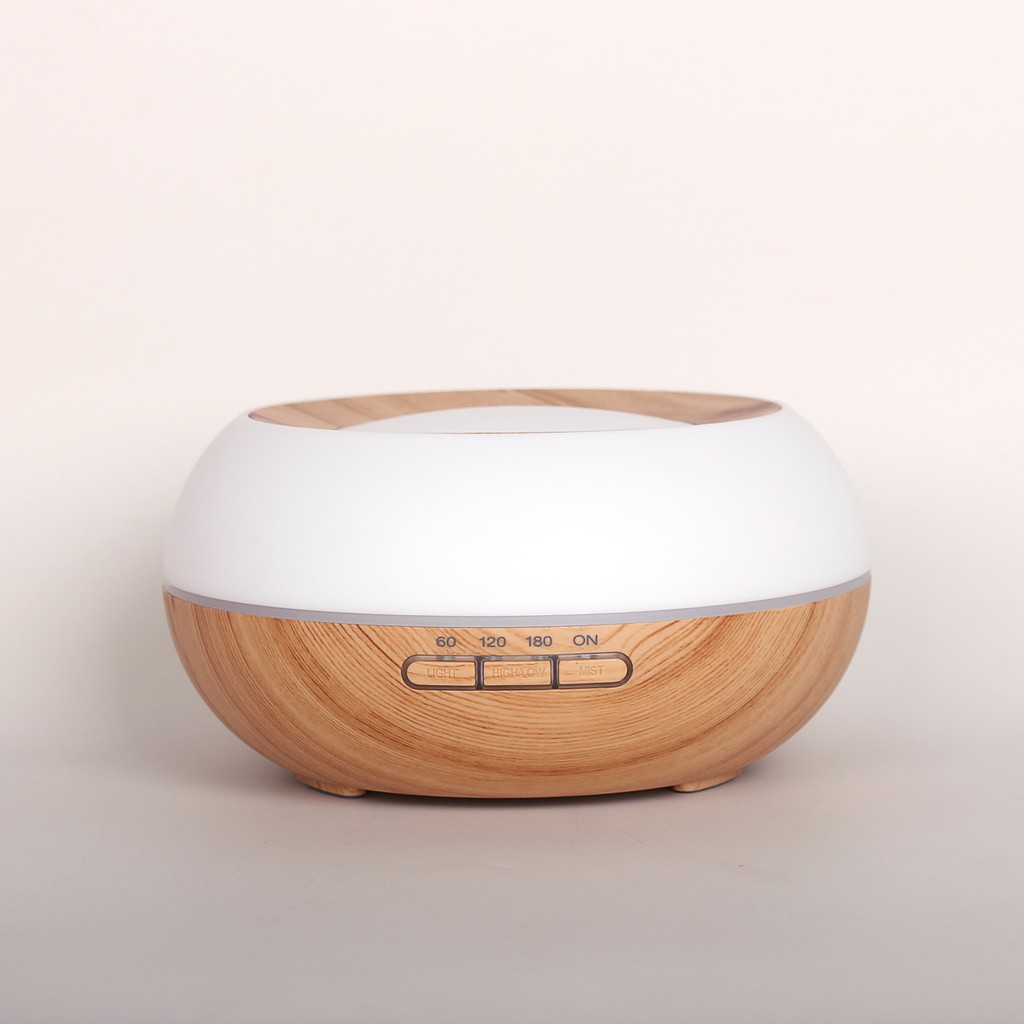 H01 Essential Oil Aromatherapy Diffuser Humidifier 7 Colors Mood Light - Kapasitas 300ml