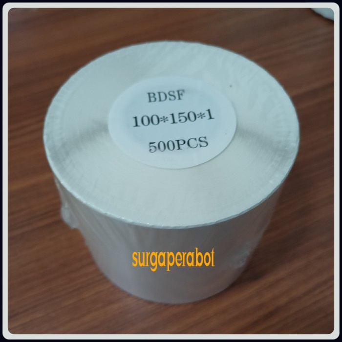 

Kertas Sticker Thermal Label Barcode 500 pcs 100x150 / 10x15 cm Stiker Tm