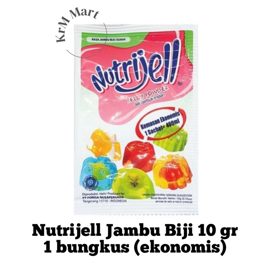 

Nutrijell Jambu Biji 10gr Ekonomis 1 bungkus guava nutrijel