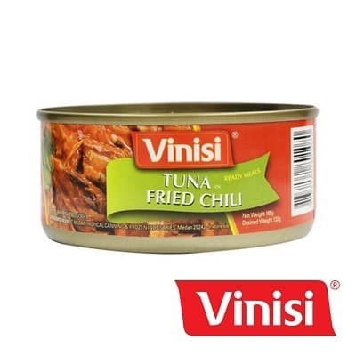 

5ds45ss Tuna Kaleng / Ikan Tuna / Vinisi Tuna Sambal Goreng 165 Gr Xa20X1