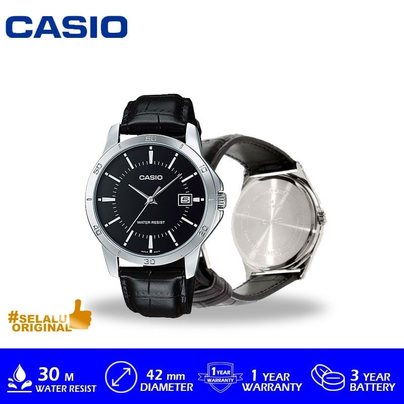 Jam Tangan pria Casio General MTP-V004L-1AUDF / MTPV004L1AUDF / MTP-V004L