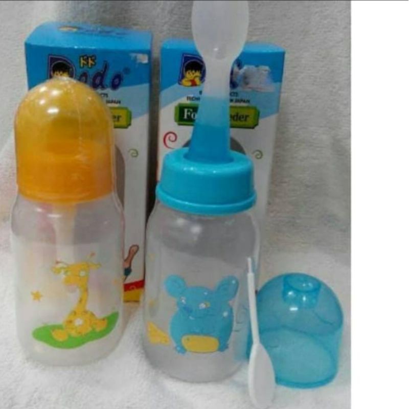 FOOD FEEDER BOTOL DOT SENDOK MAKAN BAYI 260ml BOTOL BUBUR DAN ASI BPA FREE / BOTOL CEREAL Merk DODO