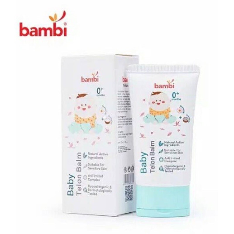 Bambi Baby Telon Balm 50ml - Minyak Telon Cream Bayi - Telon Krim Bayi