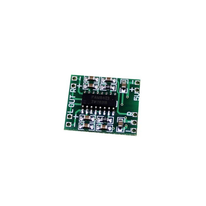 Hiz       Mini Digital Power Amplifier Board 2x3W Class-D PAM8403 AMP 2.5-5V      Zeki.cm8