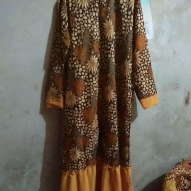 Bisa Couple,bisa Jumbo,gamis Rempel Terbaru Batik Pekalongan