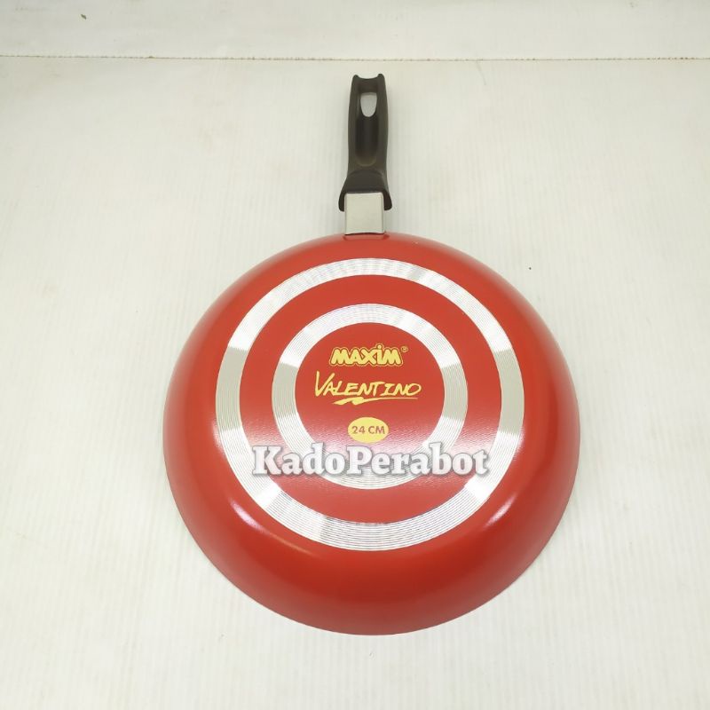 Teflon maxim frypan 24cm valentino - teflon cafe - teflon wajan telur