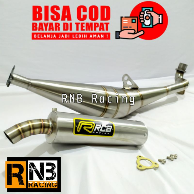 Knalpot Fizr Fiz r F1zr Force1 RCB Stainless / Kenalpot Fizr F1zr Force1 RCB