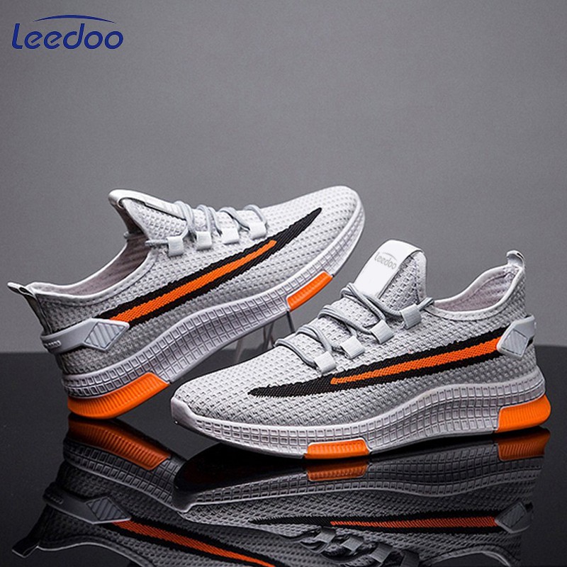 Leedoo Sepatu Sneakers Running Pria Lentur MR113-1