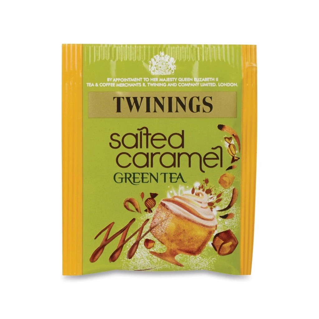 Twinings Salted Caramel Green Tea All Natural Ingredients 20s x 2g