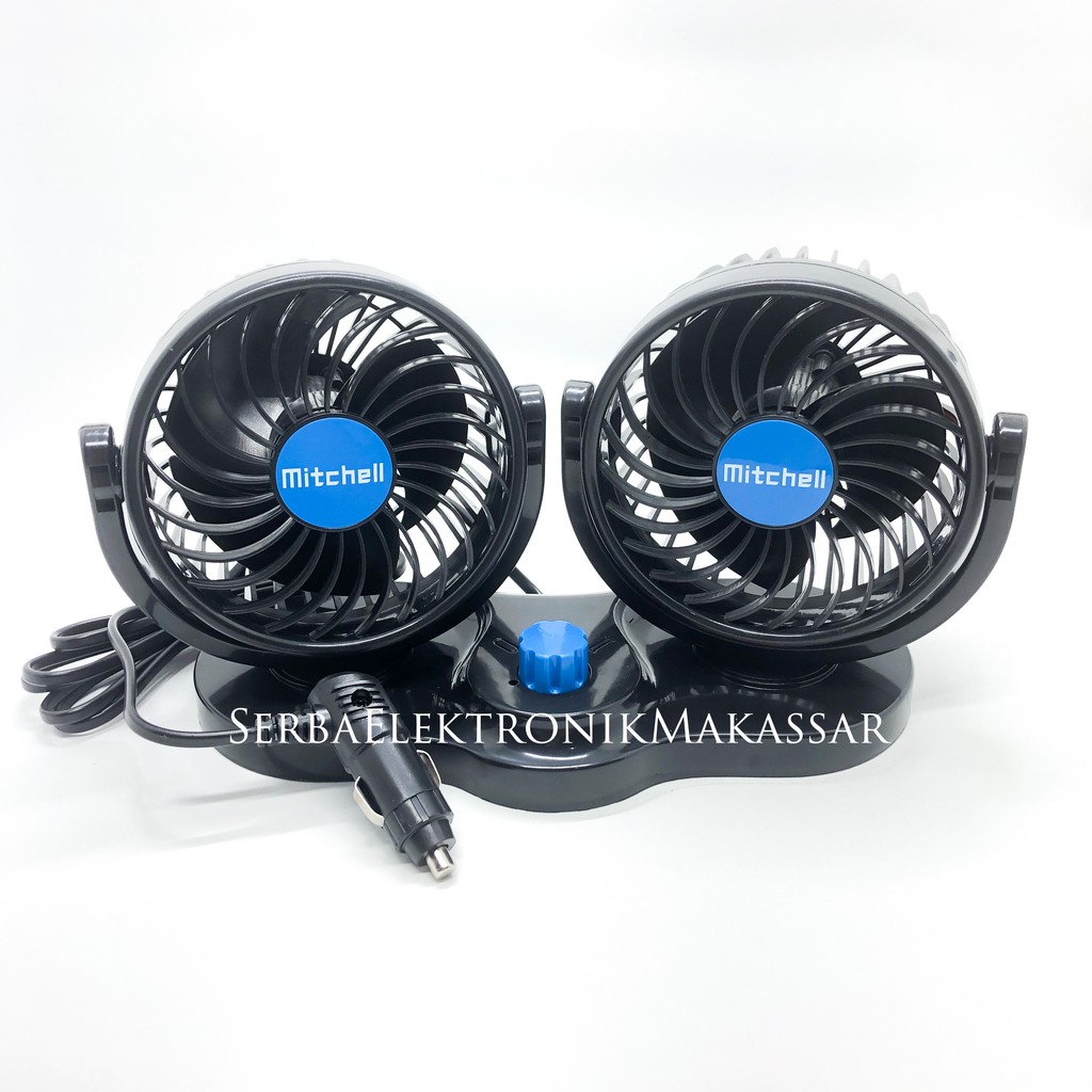 Kipas Mobil Ganda Vehicle Fan Mitchell HX-T309 12Volt HX-T310 24Volt