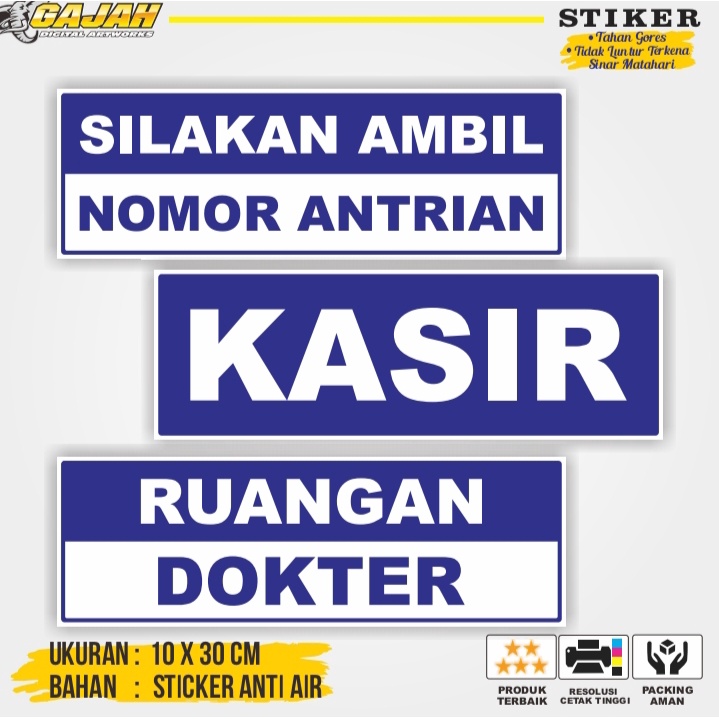 

Sticker Apotek / Stiker Apotek / Stiker Ruang Tunggu / Stiker Resep / Stiker Pendaftaran