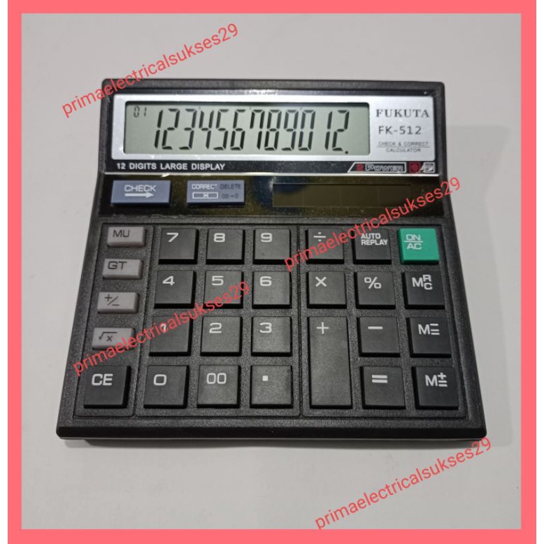 

Kalkulator 512 Calculator 12 digit FK 512