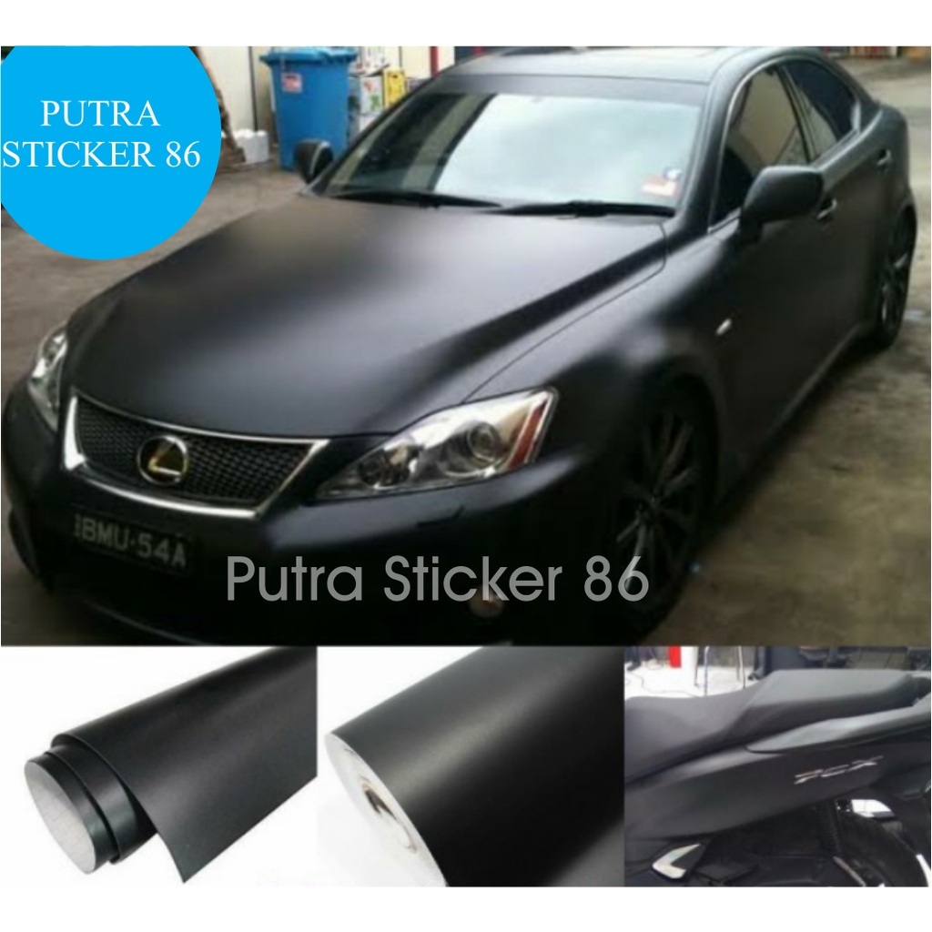 skotlet/stiker hitam glossy/matte