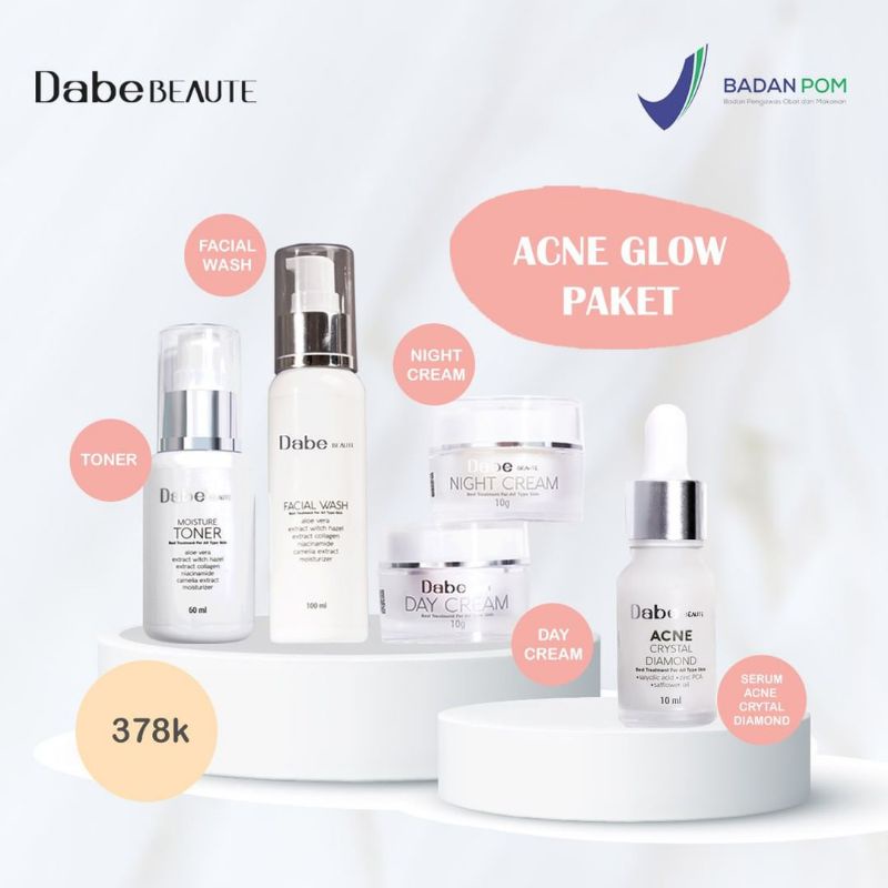 Paket Acne Glow Dabe Beaute Dabebeaute Skincare Dabe Beauty by Bella Shofie