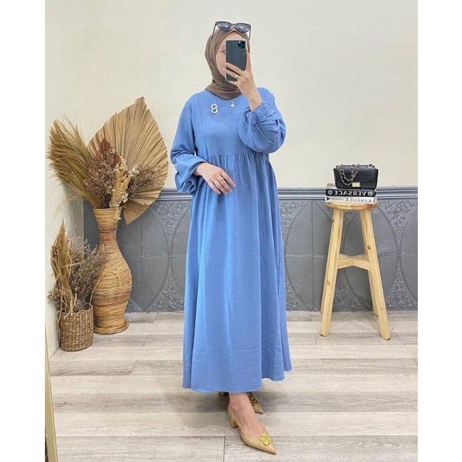 ANYA MIDI DRESS RAYON PREMIUM | DASTER MIDI BUSUI MURAH | DASTER TERBARU KEKINIAN VIRAL | DASTER JUMBO BALI | DASTER ARAB