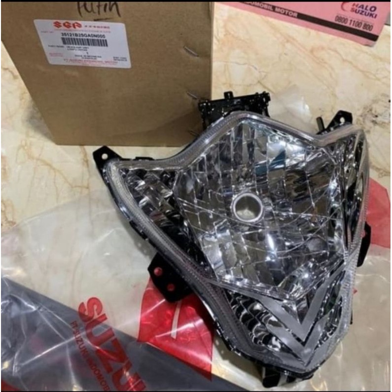 REFLEKTOR LAMPU DEPAN SATRIA FU150 FACELIFT ORIGINAL SGP HEAD LAMPU DEPAN FU150 FACE LIFT ORI SGP