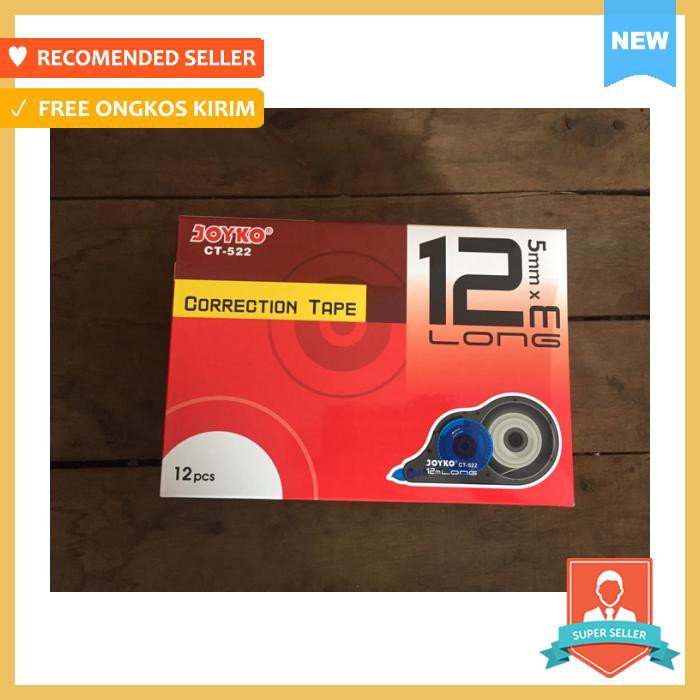 

Correction (Tip-X) - Correction Tape / Tipex Kertas Joyko Ct 522 - Alat Tulis