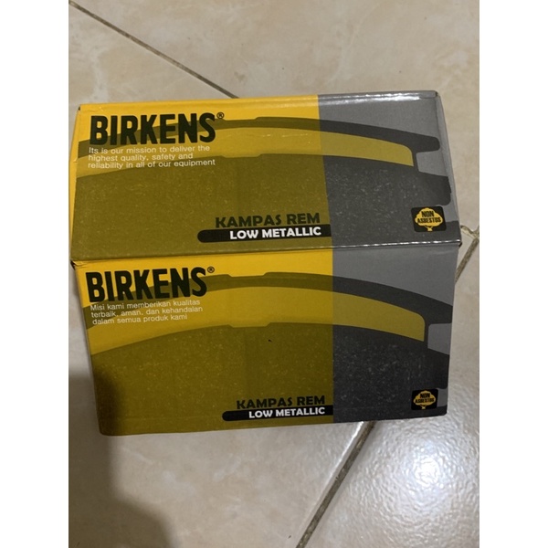 kampas rem depan mobilio