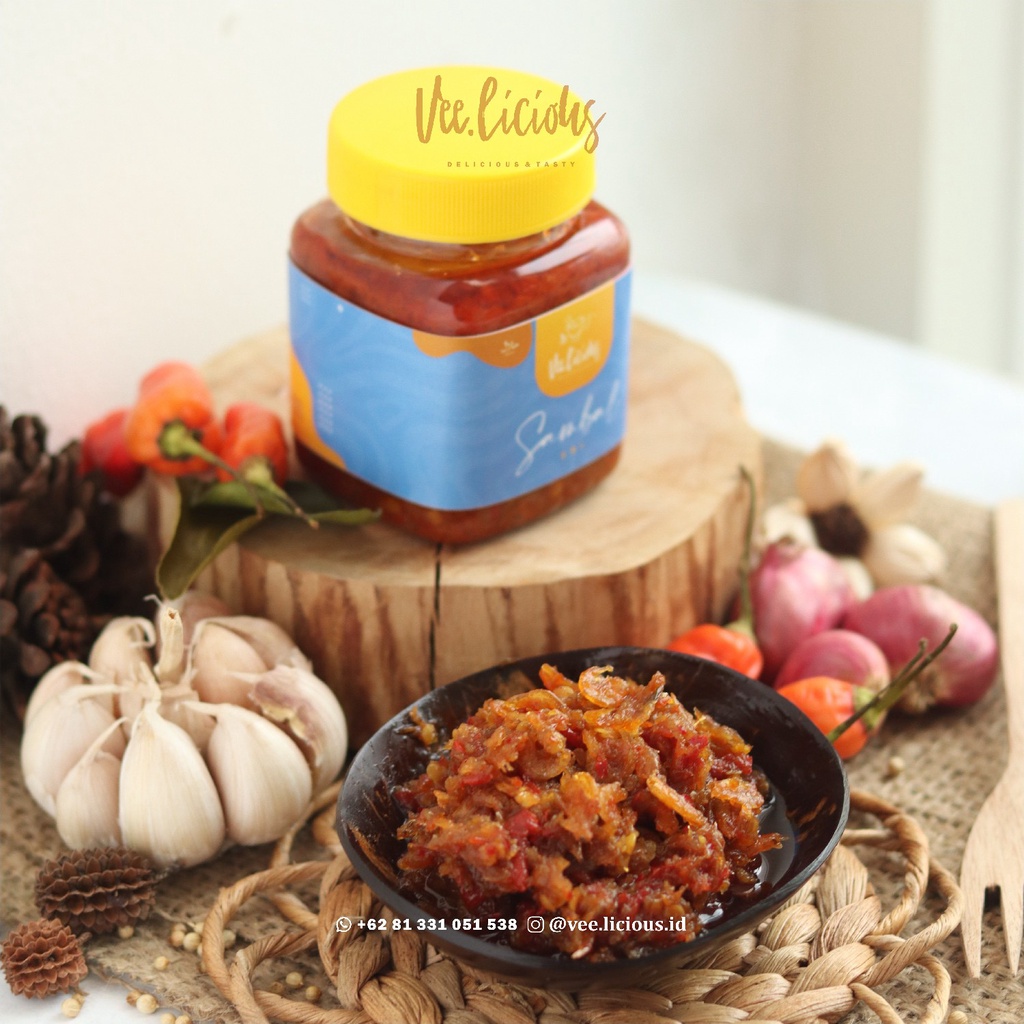 

Sambal Ebi Vee.licious - Kemasan 200 gr