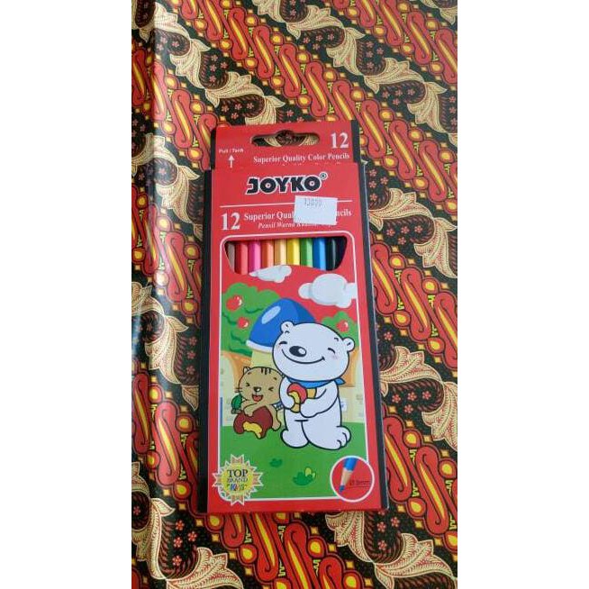 

Siap Kirim Pinsil Warna Joyko 12W Panjang Original