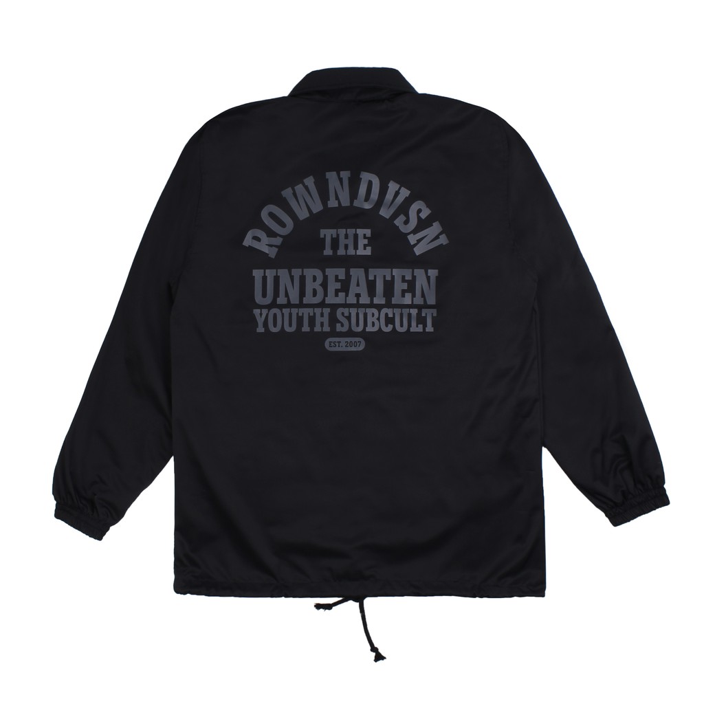 Rown Division Warehouse Coach Jacket - Rowndvsn Coach Jaket Cameron Black