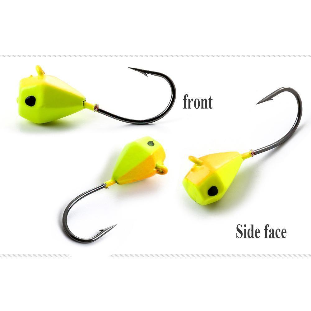 Top 5PCS/Lot Musim Dingin Es Memancing Memikat Kualitas Tinggi Buatan Walleye AD-Sharp