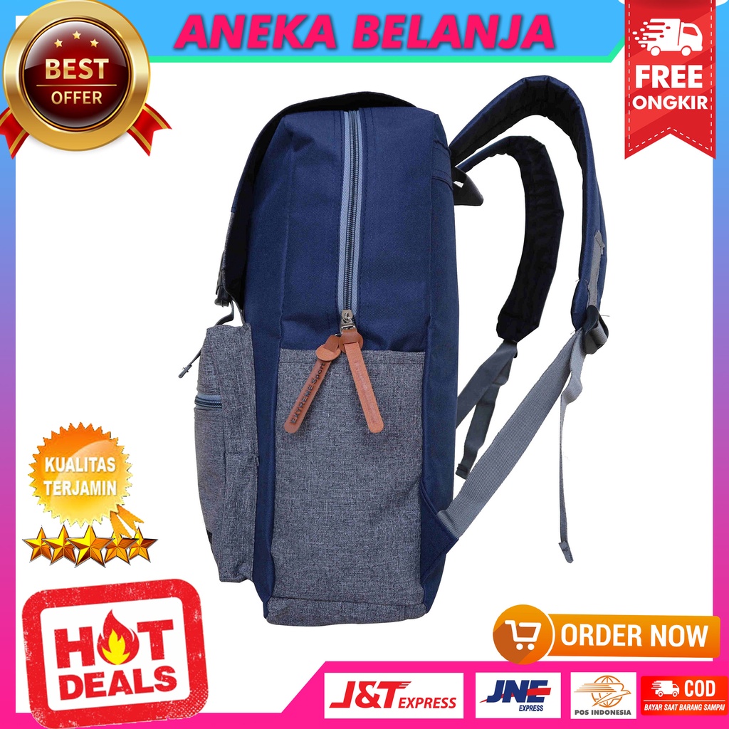 Tas Ransel Unisex Extreme Dongker Keren Backpack Seminar Kuliah Dinas