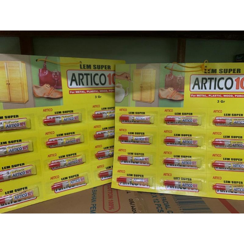 

LEM SUPER GLUE-ARTICO LEM 101-3 GR (1 RENCENG 12 PCS)