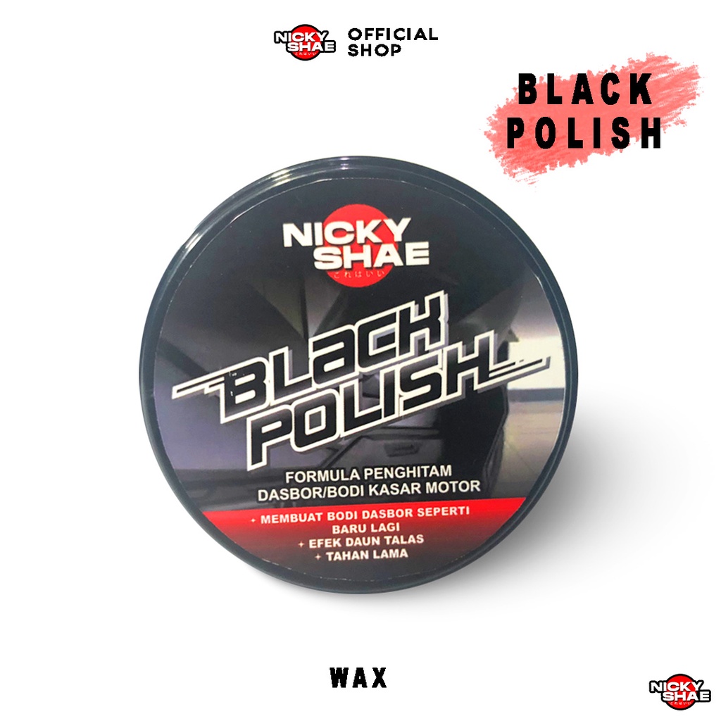 BLACK POLISH WAX / PENGHITAM BODY KASAR MOTOR & MOBIL