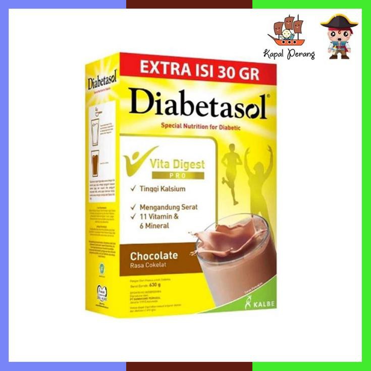 

Diabetasol Chocolate Susu Formula 630 G