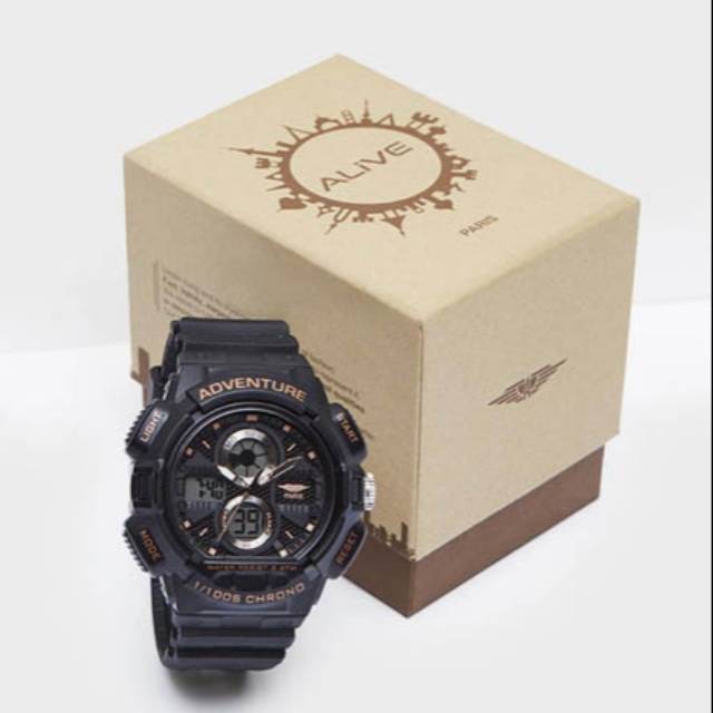 JAM SOPHIE MARTIN / JAM KASPER BLACK / jam tangan pria elegant /jam digital/jam analog/ref:GPU1211B5