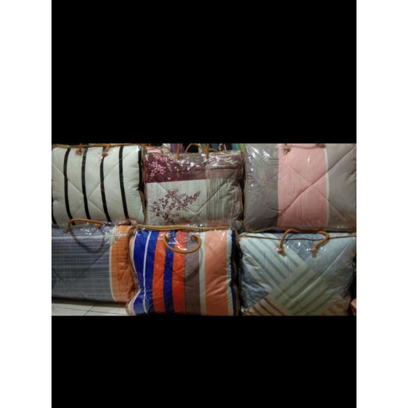 Selimut Bed Cover Ukuran JUMBO 240x240 Tanpa Sprei Bahan Perca Katun CVC
