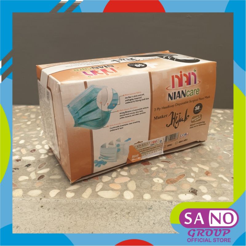 Masker Medis 3ply Nian Motif Batik Dewasa