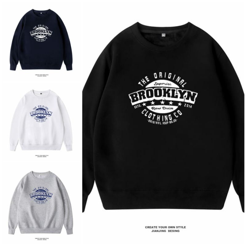 COD/DS1/BAJU SWEATSHIRT BROOKLYN( M - L - XL )