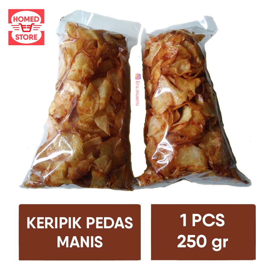 

Keripik Pedas Manis 250 gr TERMURAH