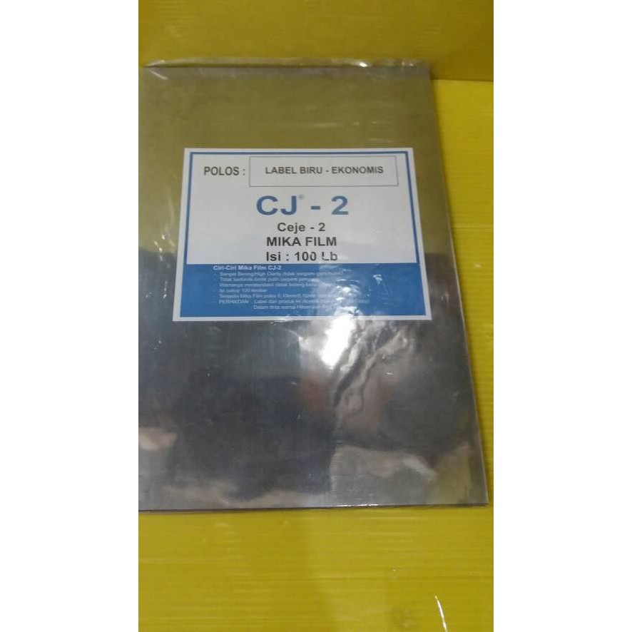 

½ << Murah >> Cover Jilid Plastik Mika A4 (Pak Isi 100 Lembar) ½