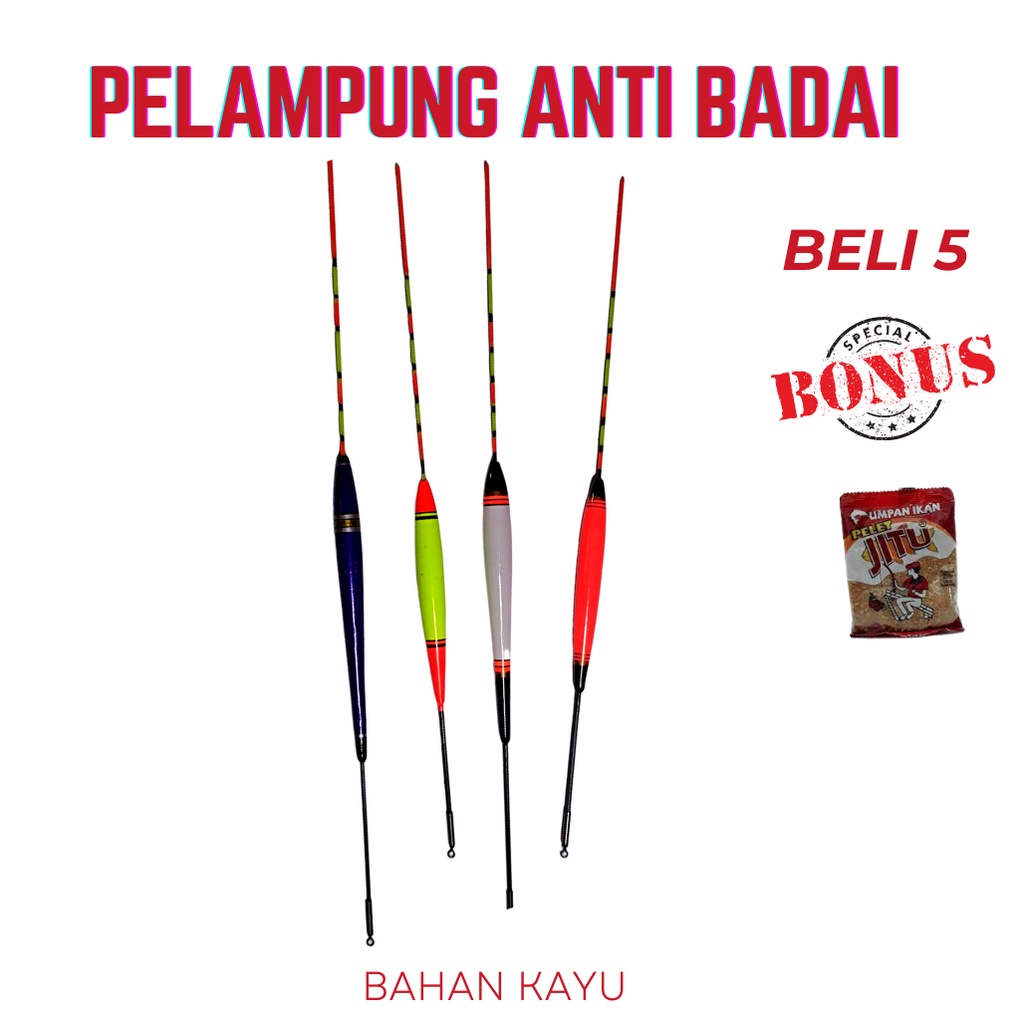 PELAMPUNG/KUKUMUL PANCING ANTI BADAI FIBER MIRIP EXORI