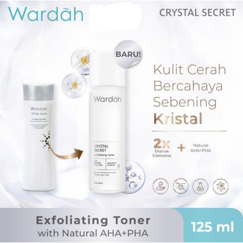 Wardah Crystal Secret Exfoliating Toner 125 ml