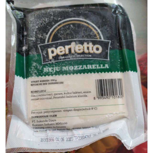 

Perfetto Keju Mozarella 250gr