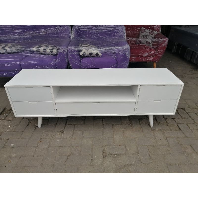 meja tv minimalis retro / rak tv minimalis retro 160