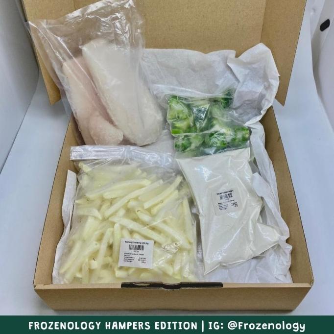 

Hampers Lebaran | Hampers Ramadhan| Fish and Chips-Hampers Frozenology