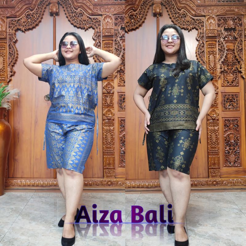 Baju Piyama Babydoll Pendek Motif Sekar Jumbo XXL Lengan Pendek Rayon Super Premium Pakaian Tie Dye 