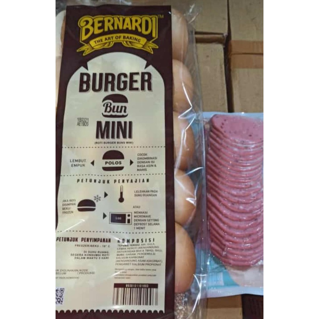 

Burger Mini Bernadi + Daging Beef