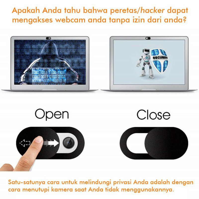 pelindung camera cover webcam sticker aman bs digeser