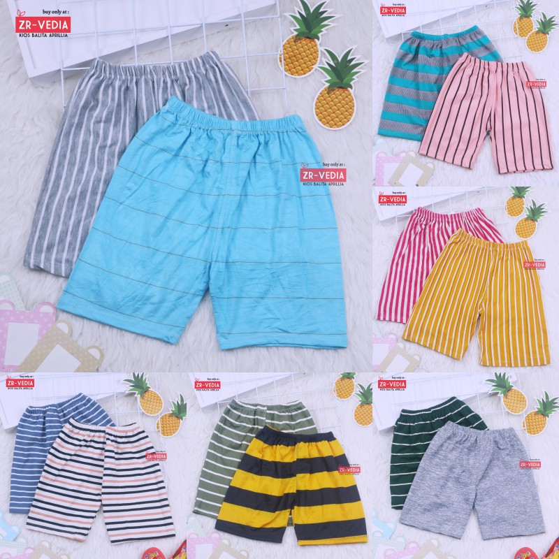 Celana Short MOTIF uk 6-10 Tahun Anak SD / Short Pants Celana Ketat Dalaman Legging Pendek Adem