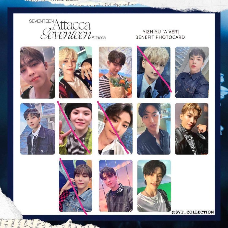 Buku Tulis Attacca Versi F Seungkwan